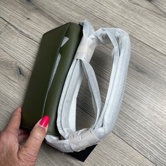 Kate Spade Dana Small Flap Crossbody Bag - Enchanted Green - KE623 - $249 - Picture 5 of 10